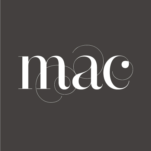 logo MAC, pièces uniques et agencements