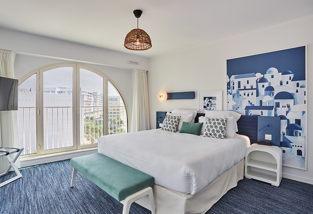 Odalys_Marseille_LaPorteBleue _ Chambre bleue